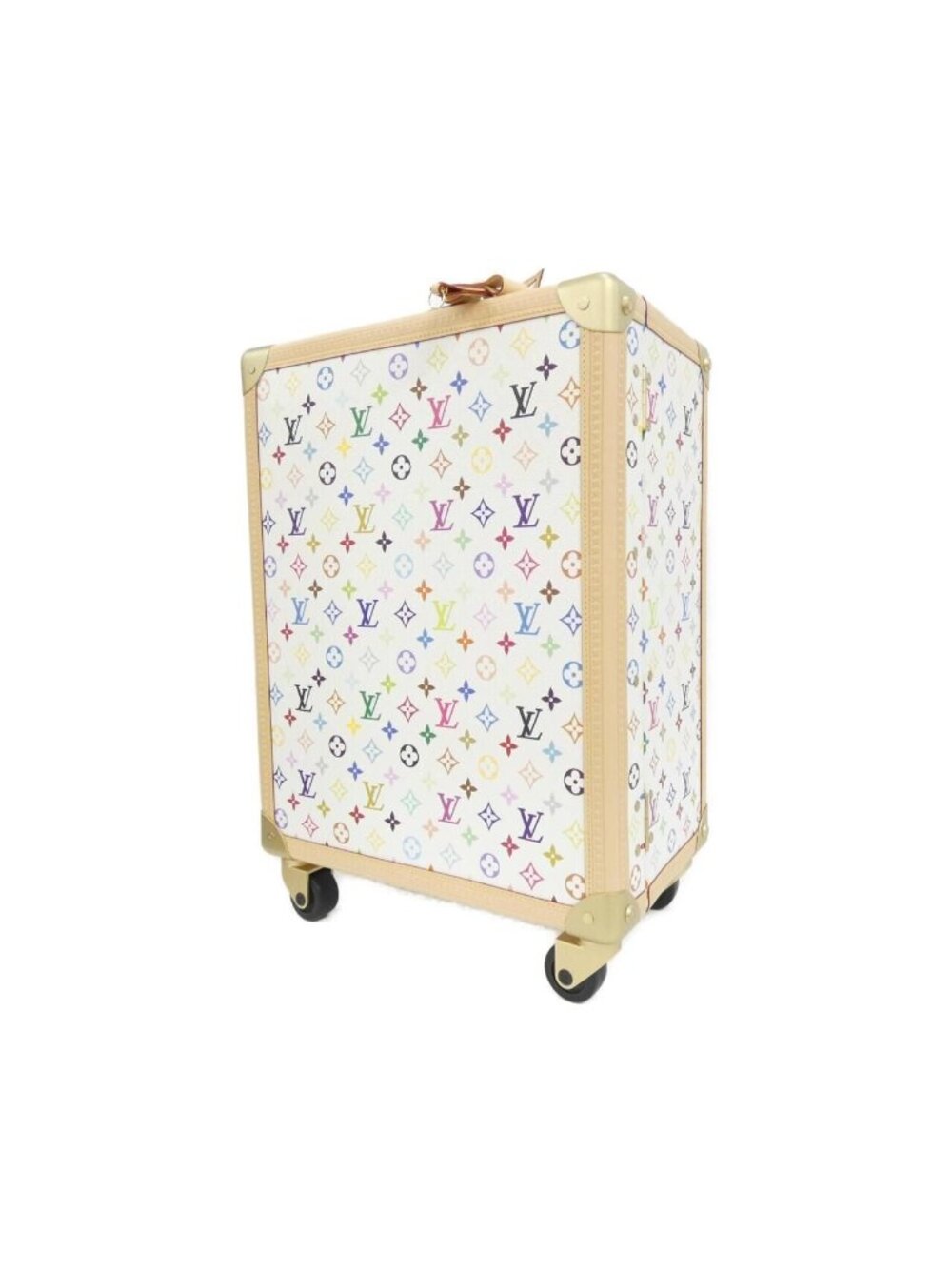 Louis Vuitton Multicolor Suitcase Rolling Trunk